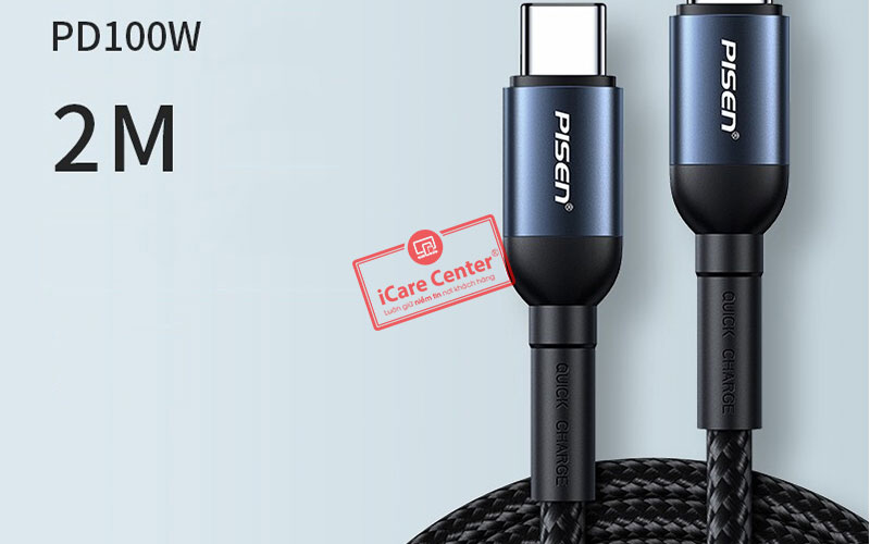 Cáp Pisen 3-in-1 (Lightning,Type-C, Micro USB)  braided 1500mm - DM-AP01-1500