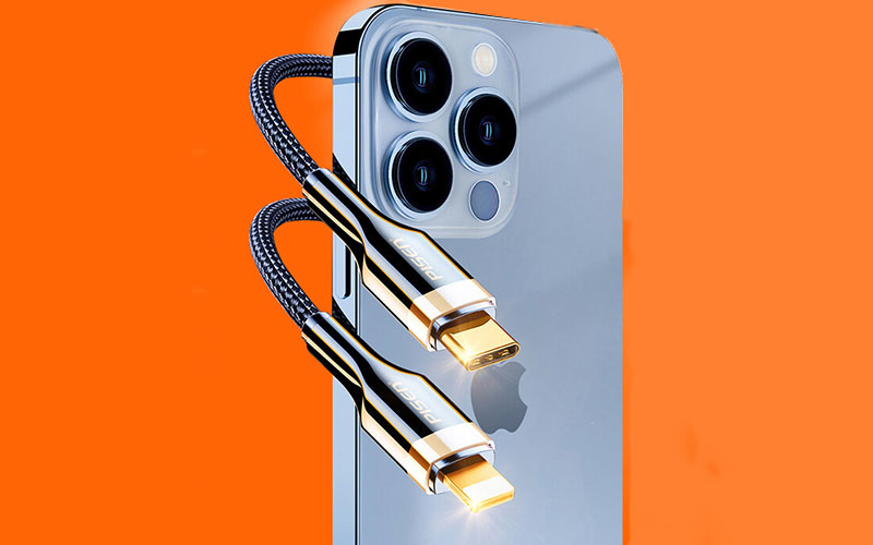 Cáp Pisen QUICK Magneto Gold PD (C to L) - GF-TC03-1200